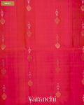 Rani Pink Pure Soft Silk Handloom Saree — Body