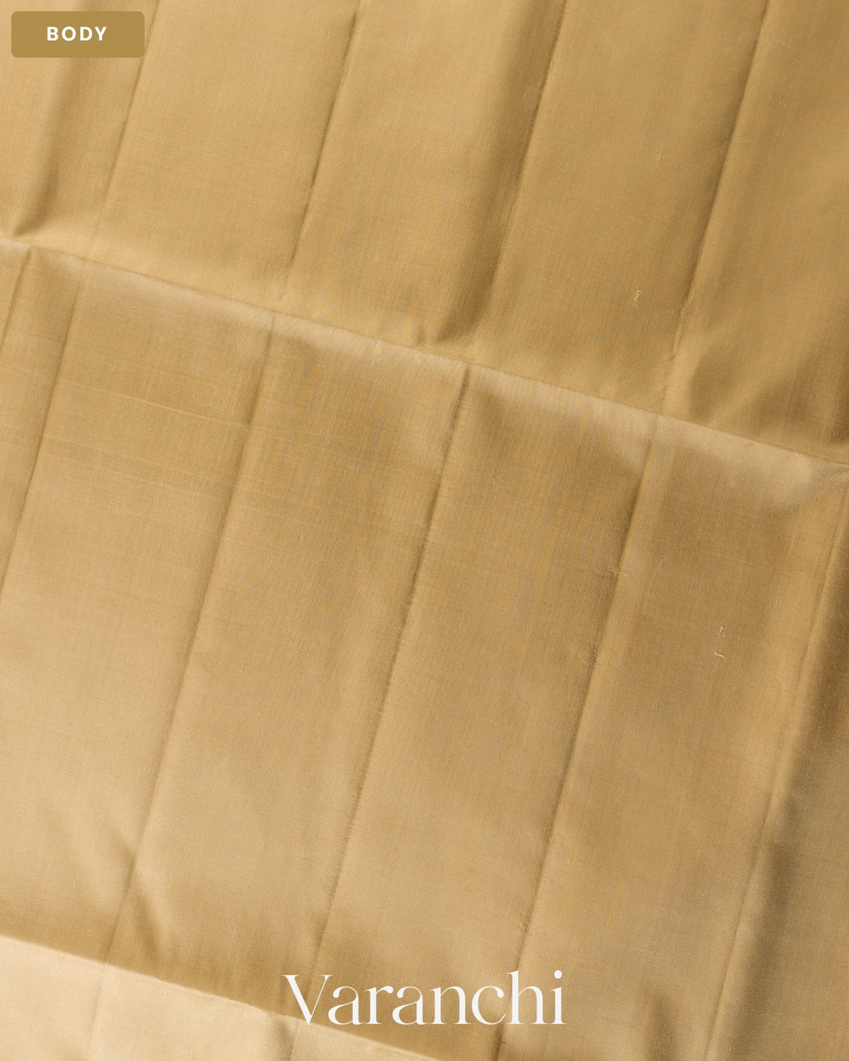 Beige Pure Soft Silk Handloom Saree — Body
