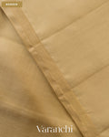 Beige Pure Soft Silk Handloom Saree — Border