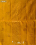 Beige Pure Soft Silk Handloom Saree — Pallu