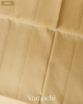 Beige Pure Soft Silk Handloom Saree — Body