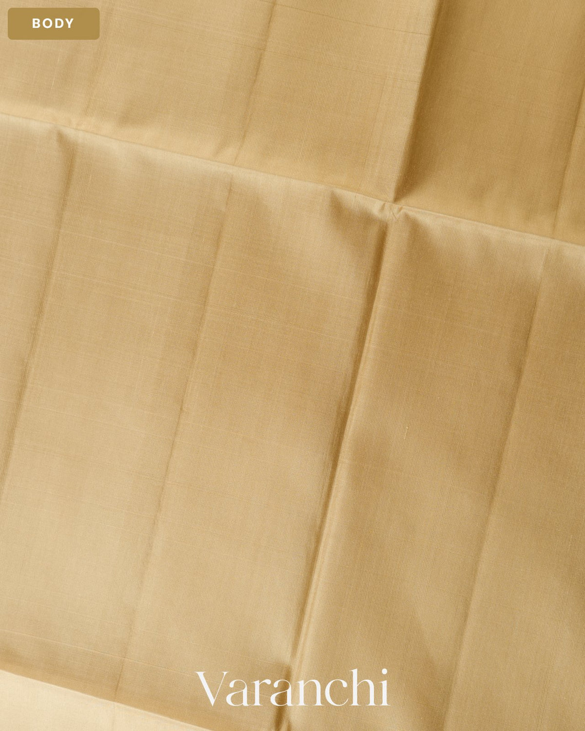 Beige Pure Soft Silk Handloom Saree — Body