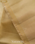 Beige Pure Soft Silk Handloom Saree — Border