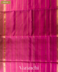 Coffee Brown Pure Soft Silk Handloom Saree — Pallu