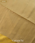 Lime Yellow Pure Soft Silk Handloom Saree — Blouse