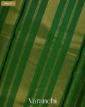 Deep Maroon Pure Soft Silk Handloom Saree — Pallu