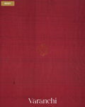 Deep Maroon Pure Soft Silk Handloom Saree — Body