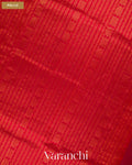 Maroon Pure Kanchipuram Silk Cotton Handloom Saree — Pallu