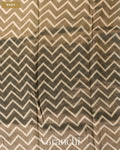Black Patola Printed Pure Silk Cotton Tissue Saree — Body