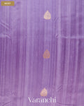 Lavender Pure Raw Silk Handloom Saree — Body