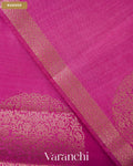 Baby Pink Pure Chiniya Silk Saree — Border