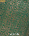 Rani Pink Pure Khaddi Georgette Silk Saree — Pallu