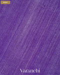 Lavender Floral Jamdani Pure Matka Silk Handloom Saree — Body