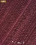 Burgundy Jamdani Pure Matka Tissue Silk Handloom Saree — Body