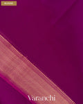Magenta Pure Maheshwari Silk Cotton Handloom Saree — Blouse