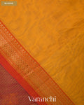Rust Orange Pure Maheshwari Silk Cotton Handloom Saree — Blouse