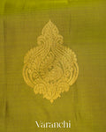 Mehandi Green Pure Kanchipuram Silk Saree