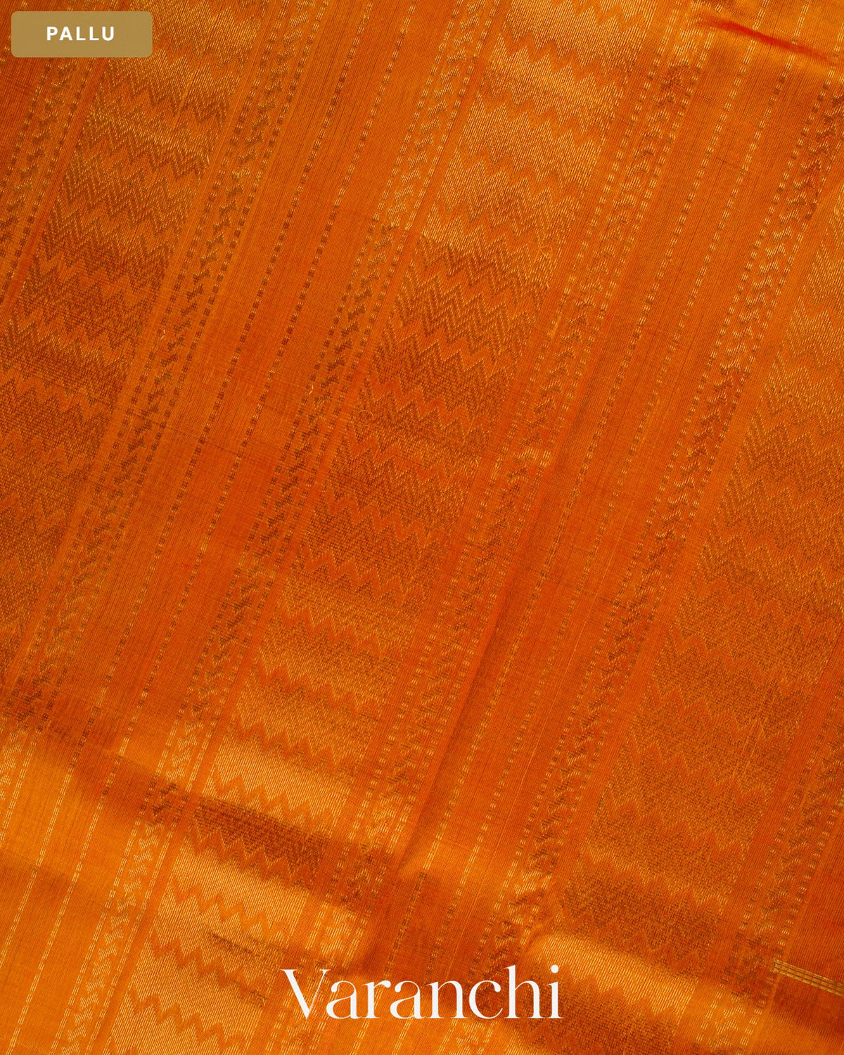 Deep Wine Checkered Pure Kanchipuram Silk Cotton Handloom Saree — Pallu