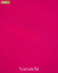 Rani Pink Pure Mysore Crepe Silk Saree — Body