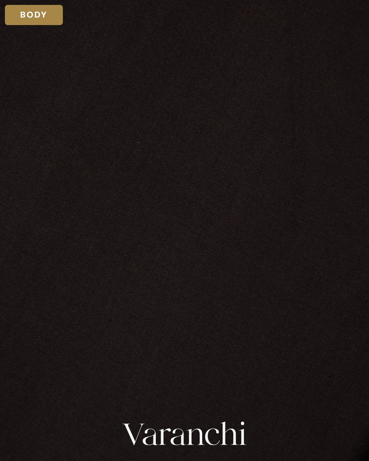 Black Maroon Pure Mysore Crepe Silk Saree — Body
