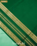Sea Green Pure Mysore Crepe Silk Saree — Blouse