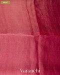 Rani Pink with Sequin Embroidery Pure Muslin Silk Handloom Saree — Body