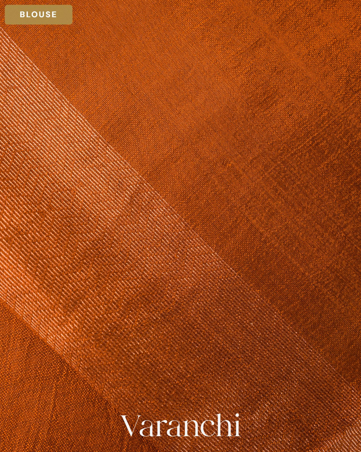 Coffeee Brown Jamdani Pure Mulberry Silk Handloom Saree — Blouse