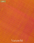 Marigold Orange Pure Rajkot Patola Silk Handloom Saree — Body