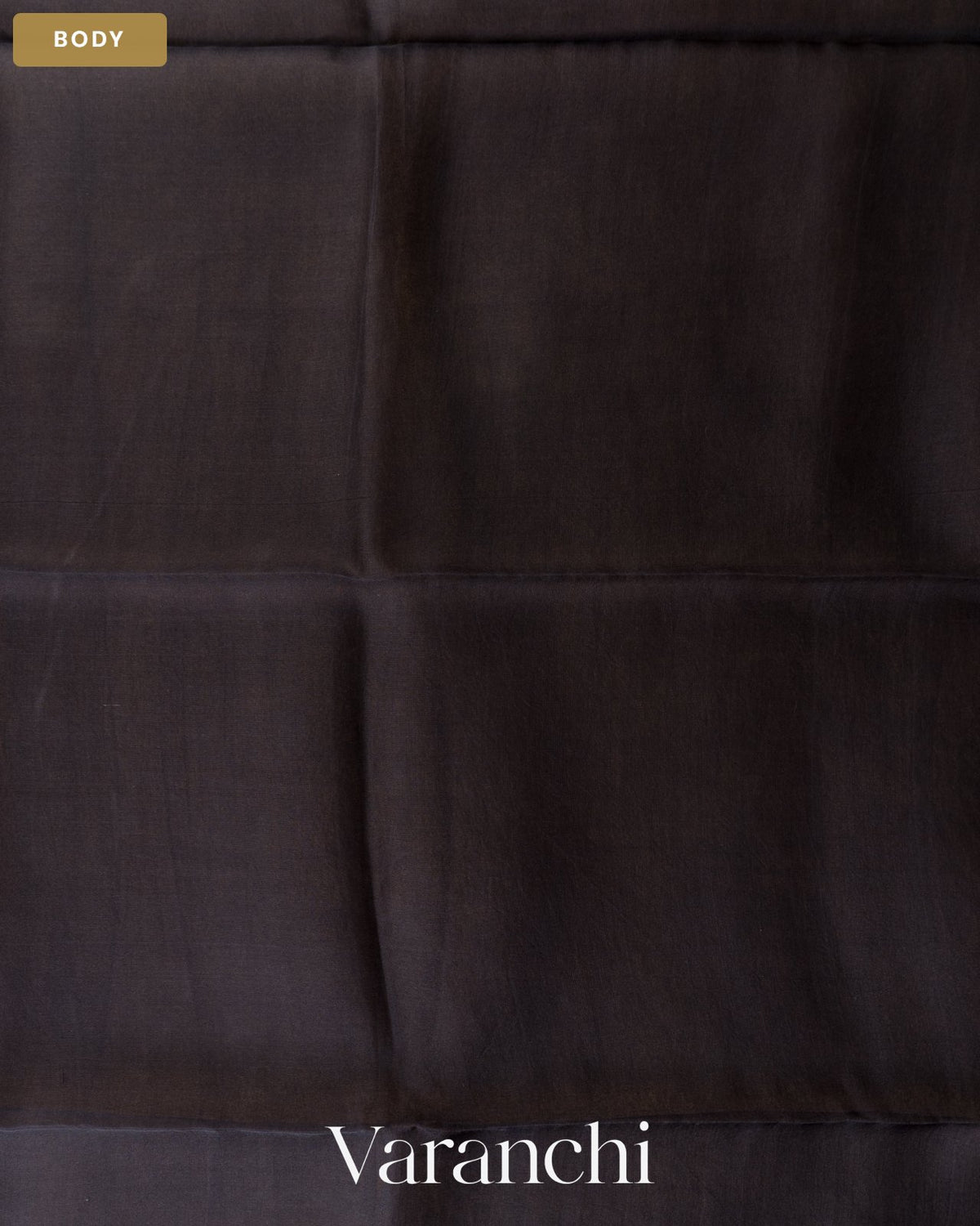 Black Jamdani Pure Muslin Silk Handloom Saree — Body