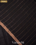 Black Jamdani Pure Matka Tissue Silk Handloom Saree — Blouse