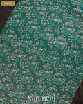 Black Pure Matka Silk Handloom Saree — Pallu