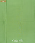 Pista Green Pure Mysore Crepe Silk Saree — Body