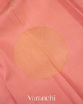 Baby Pink Vaira Oosi Pure Kanchipuram Silk Handloom Saree