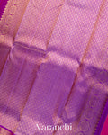 Reddish Pink Pure Kanchipuram Silk Handloom Saree
