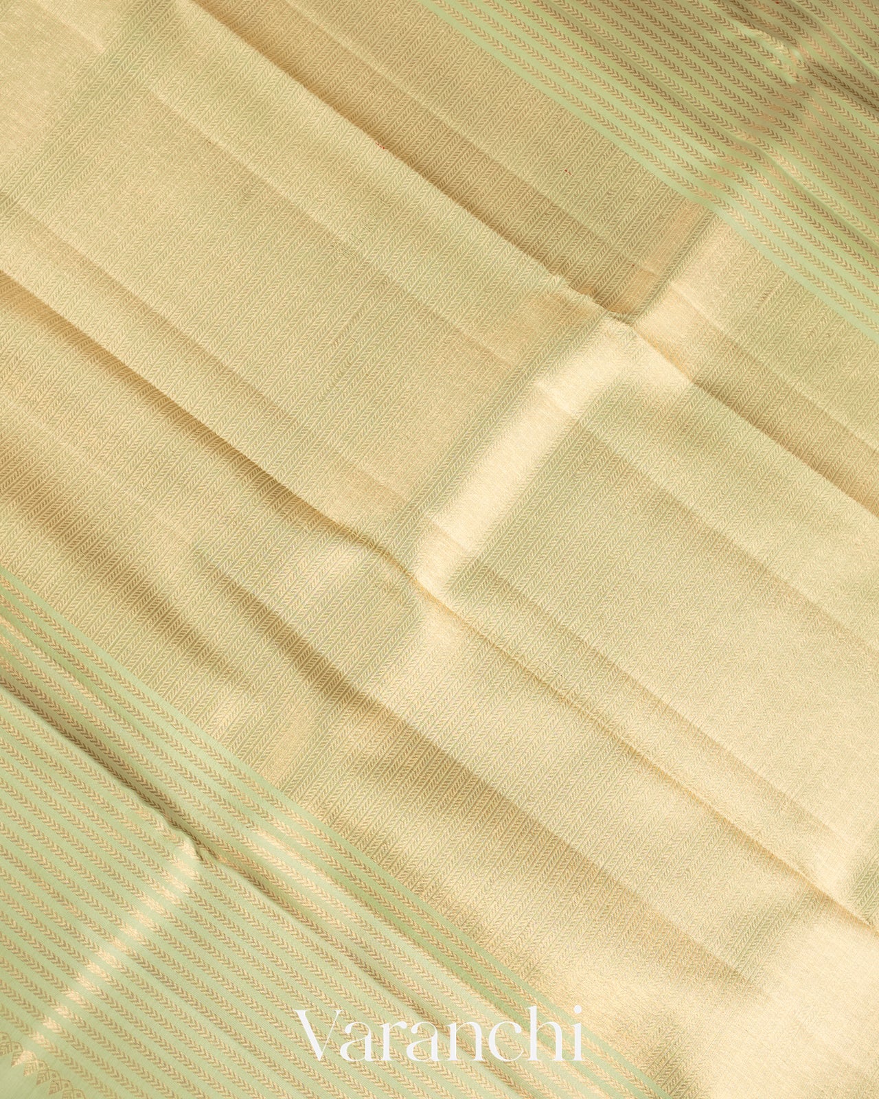 Light Pista Green Pure Kanchipuram Silk Handloom Saree