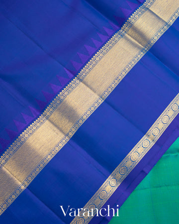 Rama Green Pure Kanchipuram Silk Handloom Saree