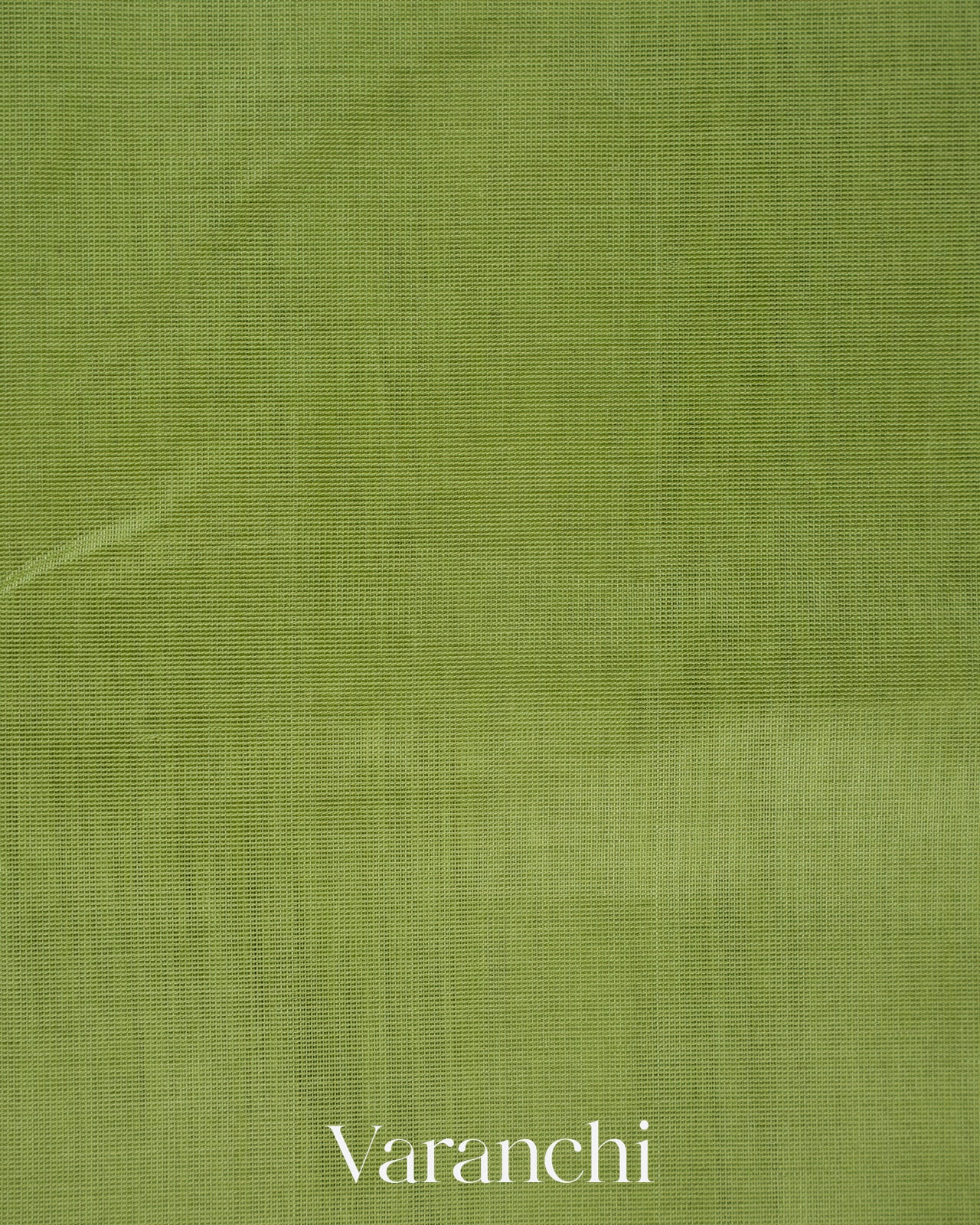 Parrot Green Korvai Pure Kanchipuram Silk Cotton Handloom Saree