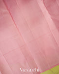 Pastel Pistachio Green Pure Kanchipuram Silk Handloom Saree