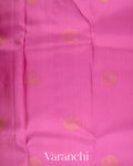 Mauve Pink Vaira Oosi Pure Kanchipuram Silk Handloom Saree