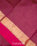 Wine Pure Katan Silk Saree