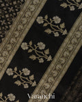 Black Jamdani Pure Kora Cotton Handloom Saree