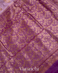 Light Purple Pure Chiniya Silk Saree