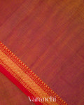 Dusty Rose Pure Maheshwari Silk Cotton Handloom Saree