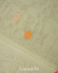 Pale Green Floral Jamdani Pure Muslin Saree