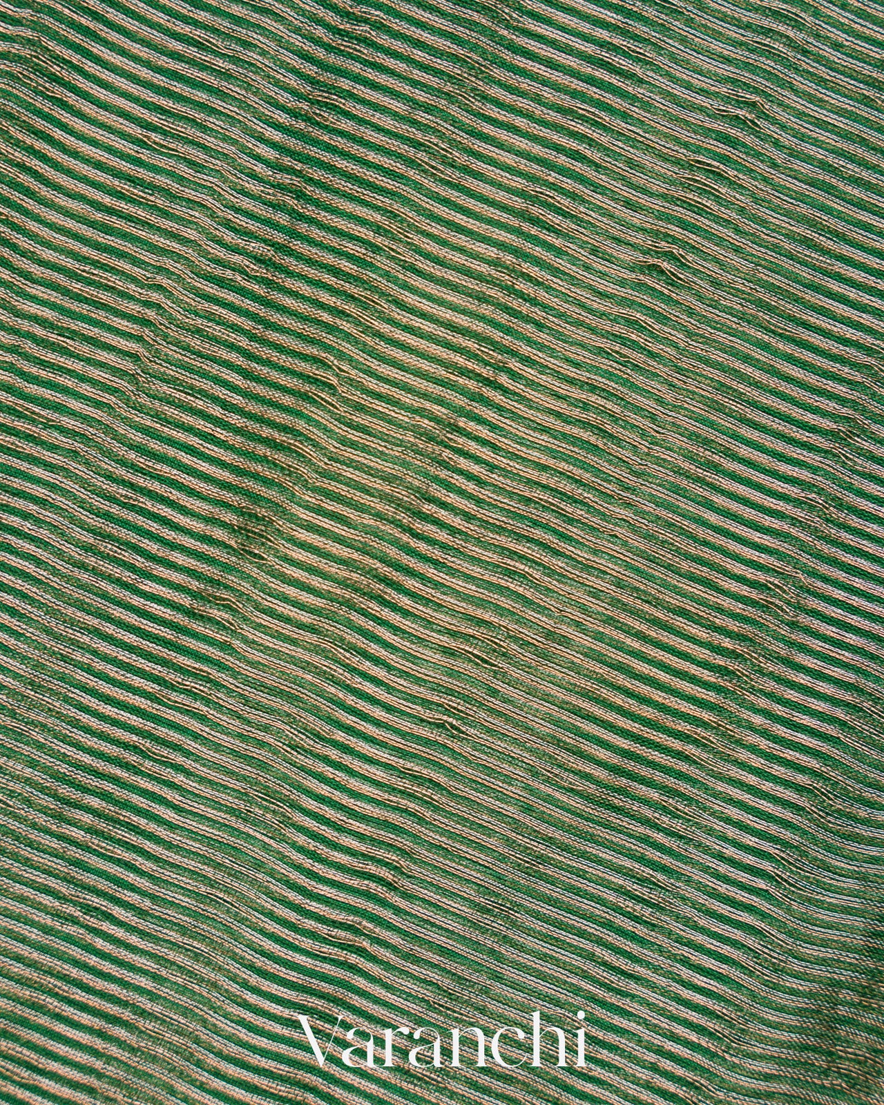 Bottle Green with Sequin Embroidery Pure Muslin Silk Handloom Saree