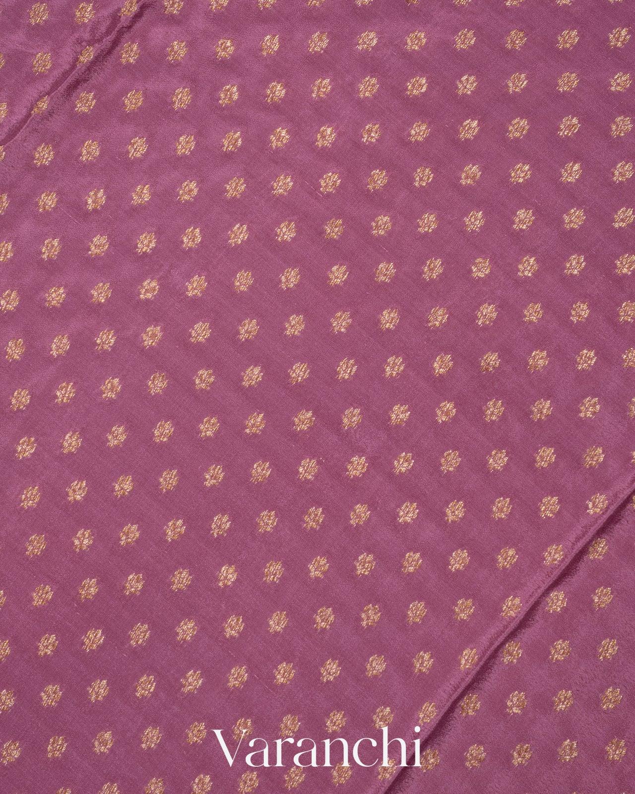 Dusty Pink Pure Crepe Silk Handloom Saree