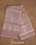 Deep Dusty Pink Pure Mango Silk Saree