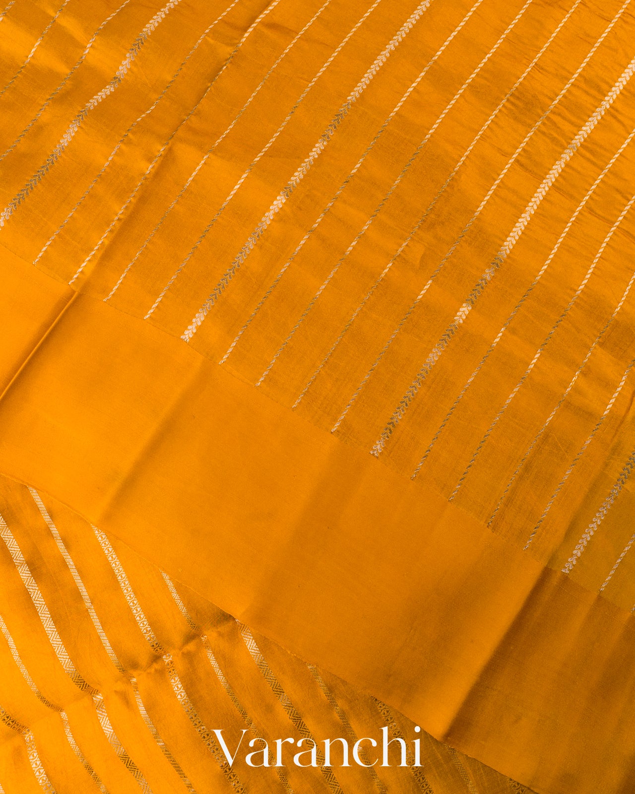 Haldi Yellow Pure Poona Silk Handloom Saree