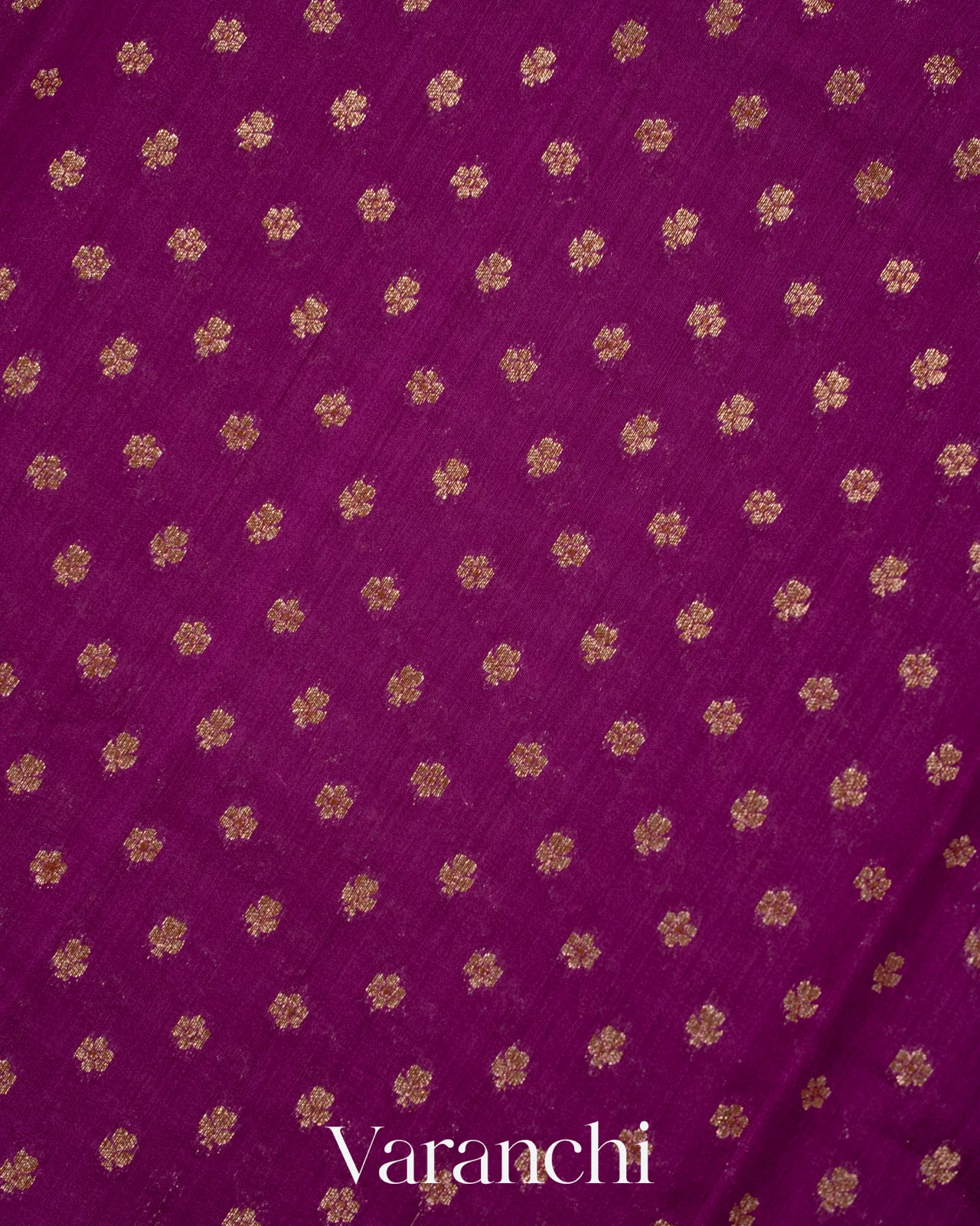 Purple Pure Chiniya Silk Saree