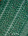 Bottle Green Pure Rajkot Patola Silk Handloom Saree